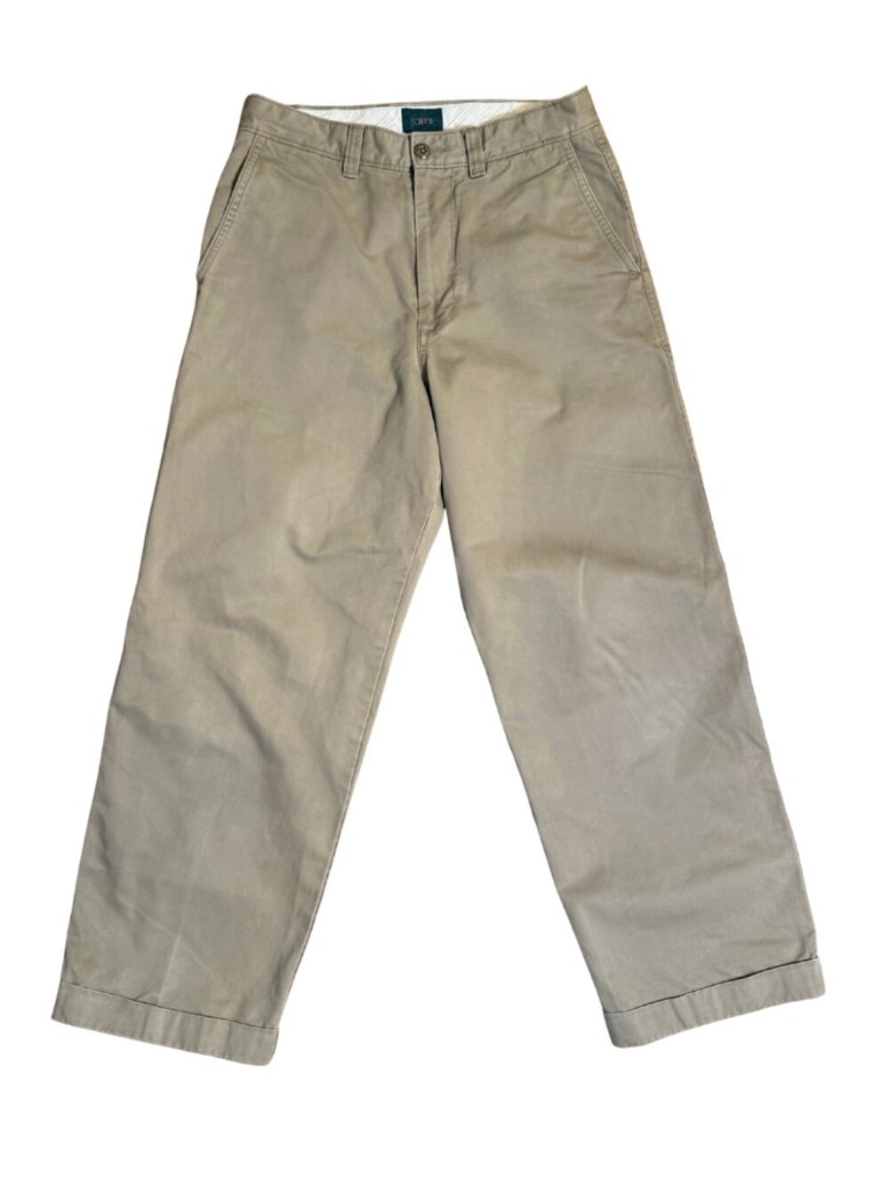 J Crew Men's Giant Fit Khaki Chinos Size 28